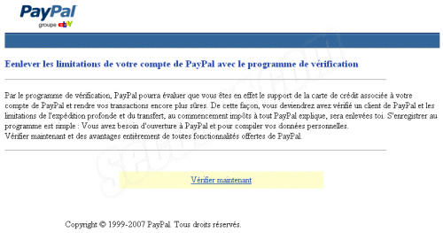 Phishing Paypal