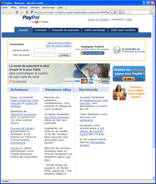 Phishing Paypal