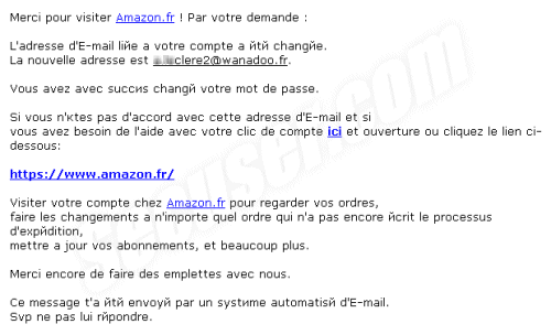 Phishing Amazon.fr