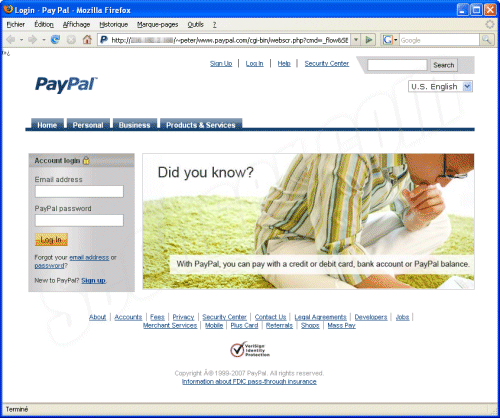 Phishing Paypal