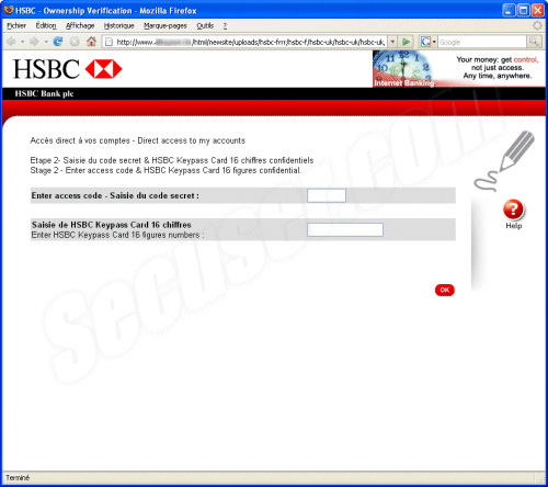 Phishing HSBC