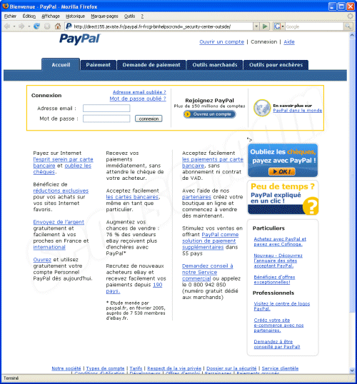 Phishing Paypal