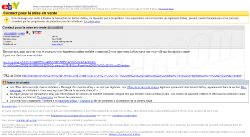 Phishing eBay