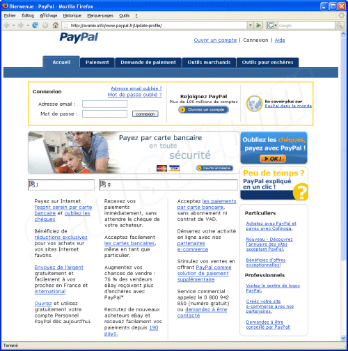 Phishing Paypal