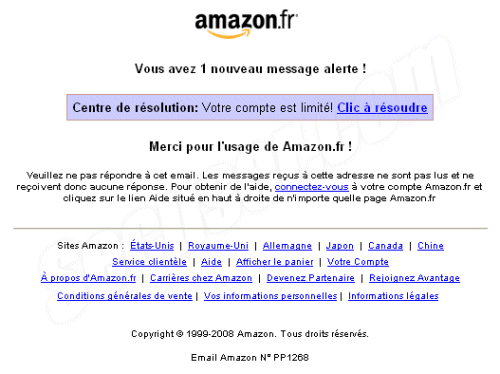 Phishing Amazon.fr