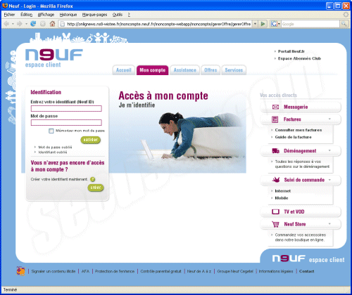 Phishing Neuf Telecom