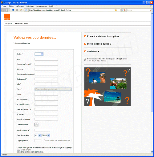 Phishing Orange