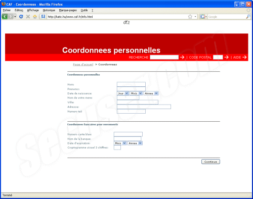 Phishing CAF