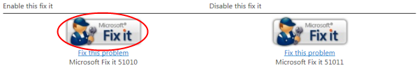 Microsoft Fixit